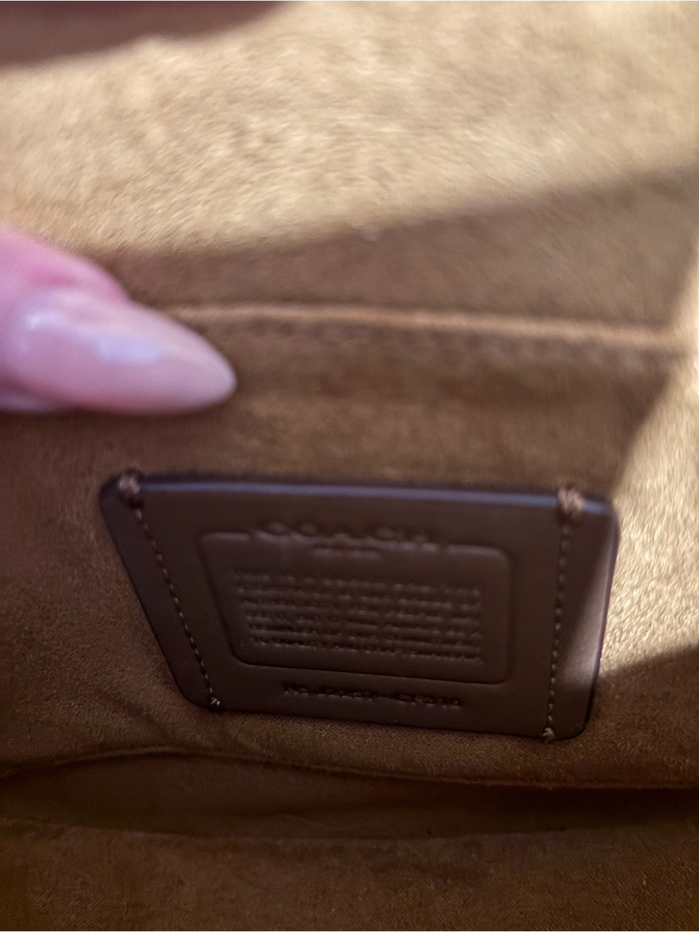Coach Georgie Saddle Bag + Matching Wallet Signature Navy Embossed Leather - Picture 9 of 10